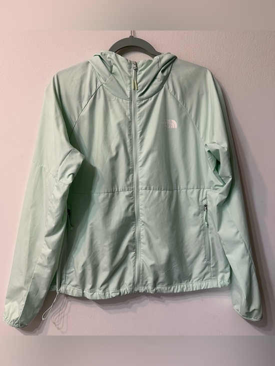 The North Face Jackets & Blazers - The North Face WindWall Women's Hooded Full Zip Windbreaker Jacket Green L